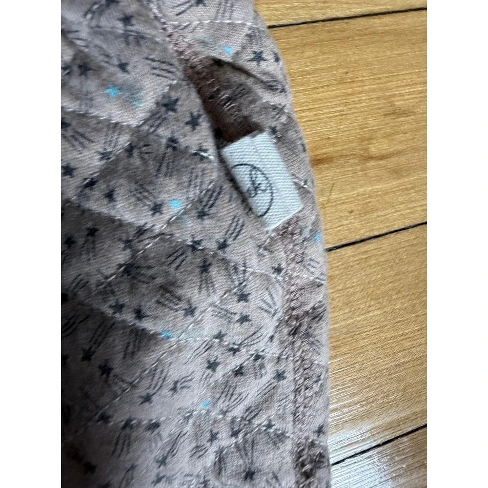 Peek Kids quilted shooting star printed two piece infant outfit